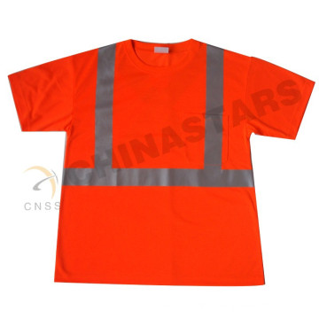 wicking jersey fabric CSA ZA reflective safety T-shirt